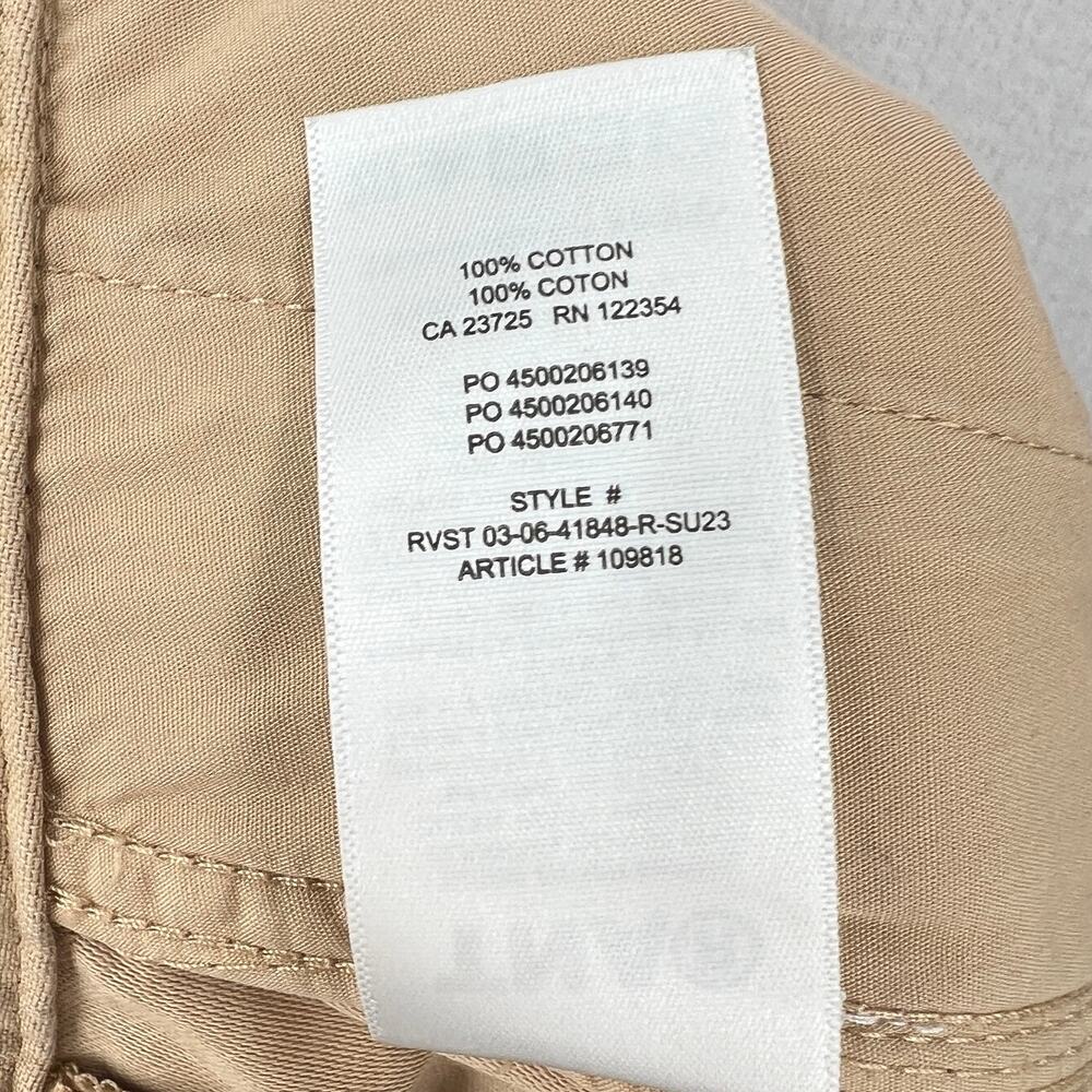 ARITZIA TNA Supply Cargo Pants Womens 6 Tan High Rise Wide Straight Leg Casual - Picture 14 of 16